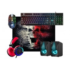 Defender Игровой набор Tor MHP-127 мышь+клав.+гарн.+ков.+колонка арт.:52127