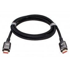 VCOM Кабель HDMI 19M/M,ver. 2.1 8KX60Hz (Econom) оплетка 3m iOpen <ACG859B-3.0>