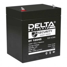 Аккумуляторная батарея Delta DT 12045 12В/4,5Ач, клемма F1 (90х70х101мм (107мм); 1,55кг; Срок службы 5лет; 1г) арт.:4614010040006