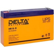 Аккумуляторная батарея Delta HR 6-9 6В/9Ач, клемма F1 (151х34х94мм (100мм); 1,37кг; Срок службы 8лет; 1г) арт.:4614010180018