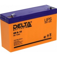 Аккумуляторная батарея Delta HR 6-12 6В/12Ач, клемма F1 (151х50х94мм (100мм); 1,85кг; Срок службы 8лет; 1г) арт.:4614010180015