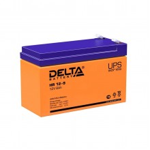 Аккумуляторная батарея Delta HR 12-9 12В/9Ач, клемма F2 (151х65х94мм (100мм); 2,78кг; Срок службы 8лет; 1г) арт.:4614010180014 Аккумуляторная батарея Delta HR 12-9 12В/9Ач, клемма F2 (151х65х94мм (100мм); 2,78кг; Срок службы 8лет; 1г) арт.:4614010180014