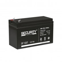 Аккумуляторная батарея Delta (Security Force SF) SF 1207 12В/7Ач, клемма F1 (151х65х95мм (100мм); кг; Срок службы 3-5лет арт.:4614030010005