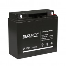 Аккумуляторная батарея Delta (Security Force SF) SF 1217 12В/17Ач, клемма Болт + гайка Ø 5,5 мм (181х77х167мм (167мм); к арт.:4614030010010