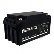 Аккумуляторная батарея Delta (Security Force SF) SF 1265 12В/65Ач, клемма Болт М6 (350х166х177мм (177мм); кг; Срок служб арт.:4614030010009