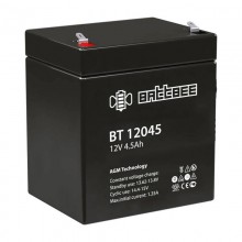 Аккумуляторная батарея Delta (Battbee BT) BT 12045 12В/4,5Ач, клемма F1 (90х70х101мм (107мм); кг; Срок службы 3лет; Гара арт.:4614060010005