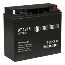 Аккумуляторная батарея Delta (Battbee BT) BT 1218 12В/18Ач, клемма Болт + гайка Ø 5,5 мм (181х77х167мм (167мм); кг; Срок арт.:4614060010004
