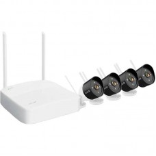 Tenda K4W-3TC Система видеонаблюдения, 4 цилиндрических уличных IP-камеры и видеорегистратор, 2304x1296, 30 кадр./сек