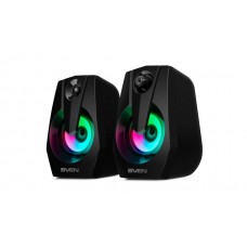 SVEN 370, черный (6 Вт, питание USB, подсветка) арт.:SV-020552