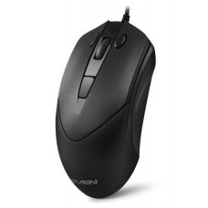 SVEN Мышь проводная RX-95 чёрная (кн. копировать-вставить. 5+1кл. 1000-4000 DPI, кор.) арт.:SV-020323