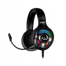 SVEN Гарнитура проводная игровая AP-U1100MV, RGB, звук7.1, USB, 2,2м, чёрный 1 арт.:SV-020828