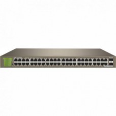 IP-COM G1050F Коммутатор неуправляемый, 50 портов, 48x1 Гбит/с, SFP 2x1 Гбит/с, установка в стойку, металлический корпус