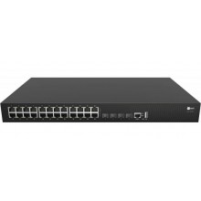 F+tech Коммутатор Fplus FCS-2328TX, 24 порта 10/100/1000BASE-T RJ45, 4 порта 10GE SFP+, 2 блока питания AC 220В 150Вт, высота 1 арт.:023431QNA