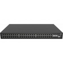 F+tech Коммутатор Fplus FCS-2352TX, 48 порта 10/100/1000BASE-T RJ45, 4 порта 10GE SFP+, 2 блока питания AC 220В 150Вт, высота 1 арт.:023498SMG