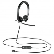 Logitech Гарнитура H650E Stereo, для компьютера, рег. громкости, выкл. микрофона, шумоподавление, USB, 1.1 м, чёрный. арт.:981-000519 Logitech Гарнитура H650E Stereo, для компьютера, рег. громкости, выкл. микрофона, шумоподавление, USB, 1.1 м, чёрный. арт.:981-000519