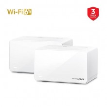 Mercusys Halo H90X(2-pack) Mesh система AX6000 Wi-Fi 6, до 1148 Мбит/с на 2,4 ГГц + до 4804 Мбит/с на 5 ГГц, комплект 2