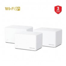Mercusys Halo H80X(3-pack) Mesh система AX3000 Wi-Fi 6, до 574 Мбит/с на 2,4 ГГц + до 2402 Мбит/с на 5 ГГц, комплект 3 Mercusys Halo H80X(3-pack) Mesh система AX3000 Wi-Fi 6, до 574 Мбит/с на 2,4 ГГц + до 2402 Мбит/с на 5 ГГц, комплект 3