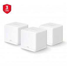 Mercusys Halo H30G(3-pack) Mesh Wi-Fi система AC1300, до 400 Мбит/с на 2,4 ГГц + до 867 Мбит/с на 5 ГГц, комплект 3 шт