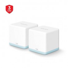 Mercusys Halo H30(2-pack) Mesh Wi-Fi система AC1200, до 300 Мбит/с на 2,4 ГГц + до 867 Мбит/с на 5 ГГц, комплект 2 шт