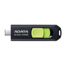 Флеш накопитель 256GB A-DATA UC300, USB 3.2/TypeC, черный/зеленый арт.:ACHO-UC300-256G-RBK/GN