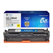 Картридж G&G, HP CB542A/CE322A/CF212X/ Canon 716 желтый 1.4k с чипом арт.:NT-PH542UY-JJ