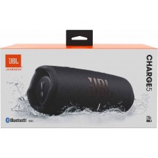 JBL Портативная акустика Charge 5, Bluetooth, 40 Вт, IP67, чёрный. арт.:JBLCHARGE5BLK