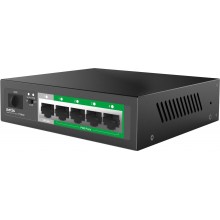 Netis P106GC Коммутатор неуправляемый PoE, 5 портов, 5x1 Гбит/с, PoE+ 4х30 Вт (до 60Вт), SFP 1x1 Гбит/с