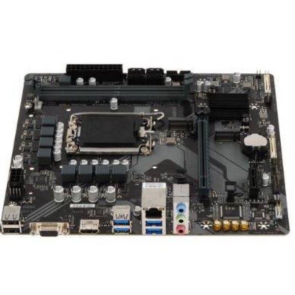 Материнская плата GIGABYTE B760M H DDR4, Socket 1700, Intel®B760, 2xDDR4-3200, D-SUB+HDMI, 1xPCI-Ex16, 1xPCI-Ex1, 4xSATA