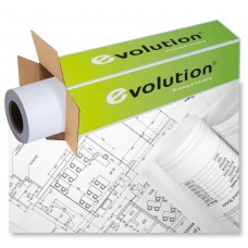 ТЕХНОЭВОЛАБ Бумага EVOLUTION Inkjet DRAFT Paper 80gr A1+ 0.610х50м втулка 2