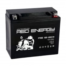 Delta Стартерный мото аккумулятор (RED ENERGY) RS 12201 12В/18Ач, клемма Болт + гайка Ø 6 мм (177х88х154мм (159мм арт.:3401070030009