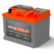 Delta START MASTER 60 Ah AGM арт.:3401010420004
