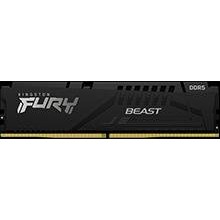 Kingston Technology Модуль памяти Kingston 16GB U-DIMM DDR5 , 5200МГц, CL40 FURY Beast BlackXMP арт.:KF552C40BB-16