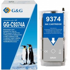 Картридж струйный G&G, HP C9374A/№72 серый 130ml с чипом арт.:NH-09374GY Картридж струйный G&G, HP C9374A/№72 серый 130ml с чипом арт.:NH-09374GY