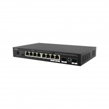 Tenda TEM2010F Коммутатор неуправляемый, 10 портов, 10x1 Гбит/с, RJ-45 8х2,5 Гбит/с, SFP 2х2,5 Гбит/с, настольный