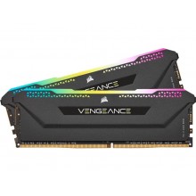 Модуль памяти CORSAIR 32GB 3200МГц DDR4 CL16 DIMM (Kit of 2) XMP 2.0, Vengeance RGB Pro SL Black арт.:CMH32GX4M2E3200C16