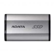 Твердотельный диск 500GB A-DATA SD810, External, USB 3.2 Type-C, [R/W -2000/2000 MB/s] серый арт.:SD810-500G-CSG