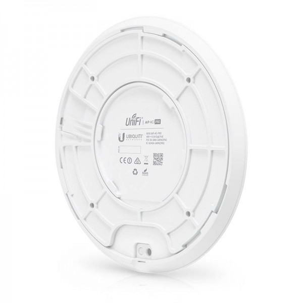 Ubiquiti UAP-AC-PRO Точка доступа UniFi AP AC Pro, 2,4/5 ГГц, до 1,75 Гбит/с, PoE, MIMO 3х3, 22 dBm, 2х1 Гбит/с, 1хUSB