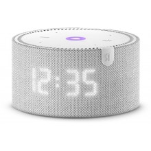 Умная колонка YNDX-00020G Яндекс Новая Станция Мини (с часами), 10 Вт, Алиса, LED-экран, WiFi, Bluetooth, серый опал