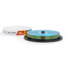 Диск CD-R Mirex 700 Mb, 48х, Cake Box (10), (10/300) арт.:UL120051A8L