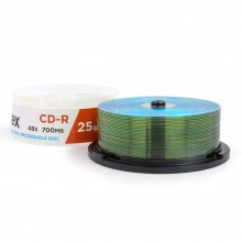 Диск CD-R Mirex 700 Mb, 48х, Cake Box (25), (25/300) арт.:UL120051A8M