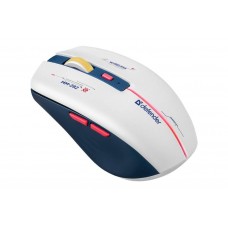 Defender Игровая мышь беспроводная Dila MM-282 бел+син,LED,6D,2.4,1800dpi арт.:52282