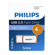Флеш накопитель 4GB PHILIPS SNOW2.0 4GB, USB 2.0 арт.:FM04FD70B/97