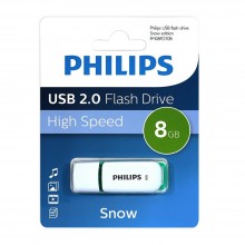 Флеш накопитель 8GB PHILIPS SNOW2.0 8GB, USB 2.0 арт.:FM08FD70B/97