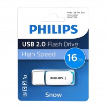Флеш накопитель 16GB PHILIPS SNOW2.0 16GB, USB 2.0 арт.:FM16FD70B/97