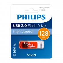Флеш накопитель 128GB PHILIPS VIVID2.0 128GB, USB 2.0 арт.:FM12FD05B/97