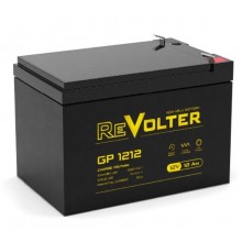Delta Аккумуляторная батарея REVOLTER GP 1212 12В  емкость 12Ач, клемма F2 (151х98х95мм (96мм); Срок службы 5лет; 1г) арт.:4614040020018