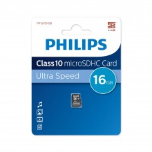 Флеш карта microSD 16GB PHILIPS microSDHC Class 10 арт.:FM16MD45B/97