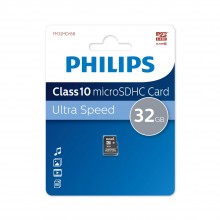 Флеш карта microSD 32GB PHILIPS microSDHC Class 10 арт.:FM32MD45B/97