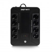 ИБП SMARTWATT UPS SAFE PRO 600 Line-interactive 600VA/360W Brick (Euro x8, LED, 275x210x95(мм), 4,8 кг, 24мес. арт.:3703020270002