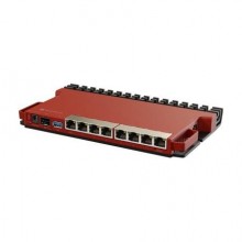 MikroTik L009UiGS-RM Маршрутизатор управляемый L2, 8x1 Гбит/с, SFP 1x2.5 Гбит/с, 1xUSB 3.0, IP20, установка в стойку 1U